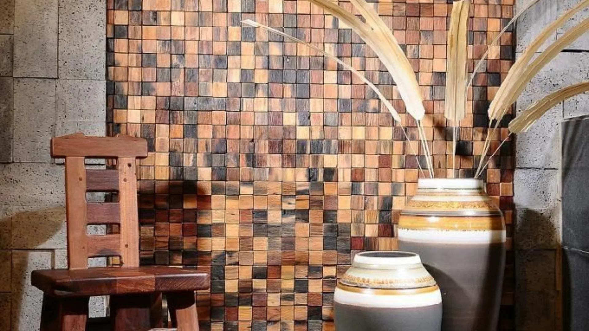Handcrafted & Fully Customizable Wood Mosaic Designs